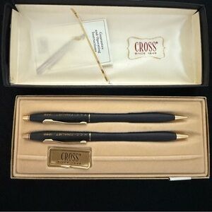 A.T. Cross Classic Black Pen Set